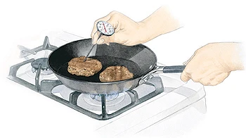 Cook meats well, especially ground beef, to prevent transmission of E coli.