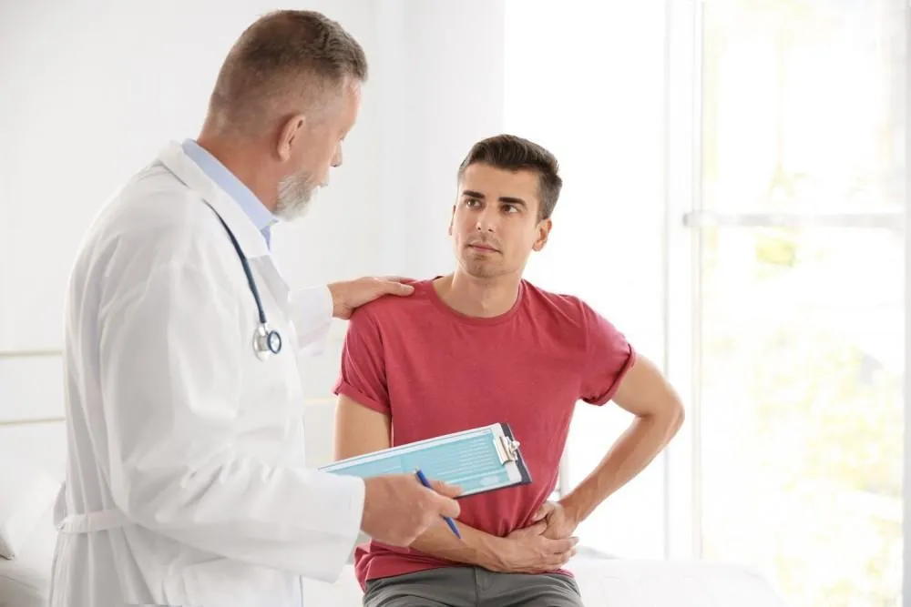 Doctor explaining to the patient