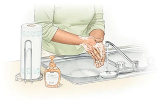 proper handwashing